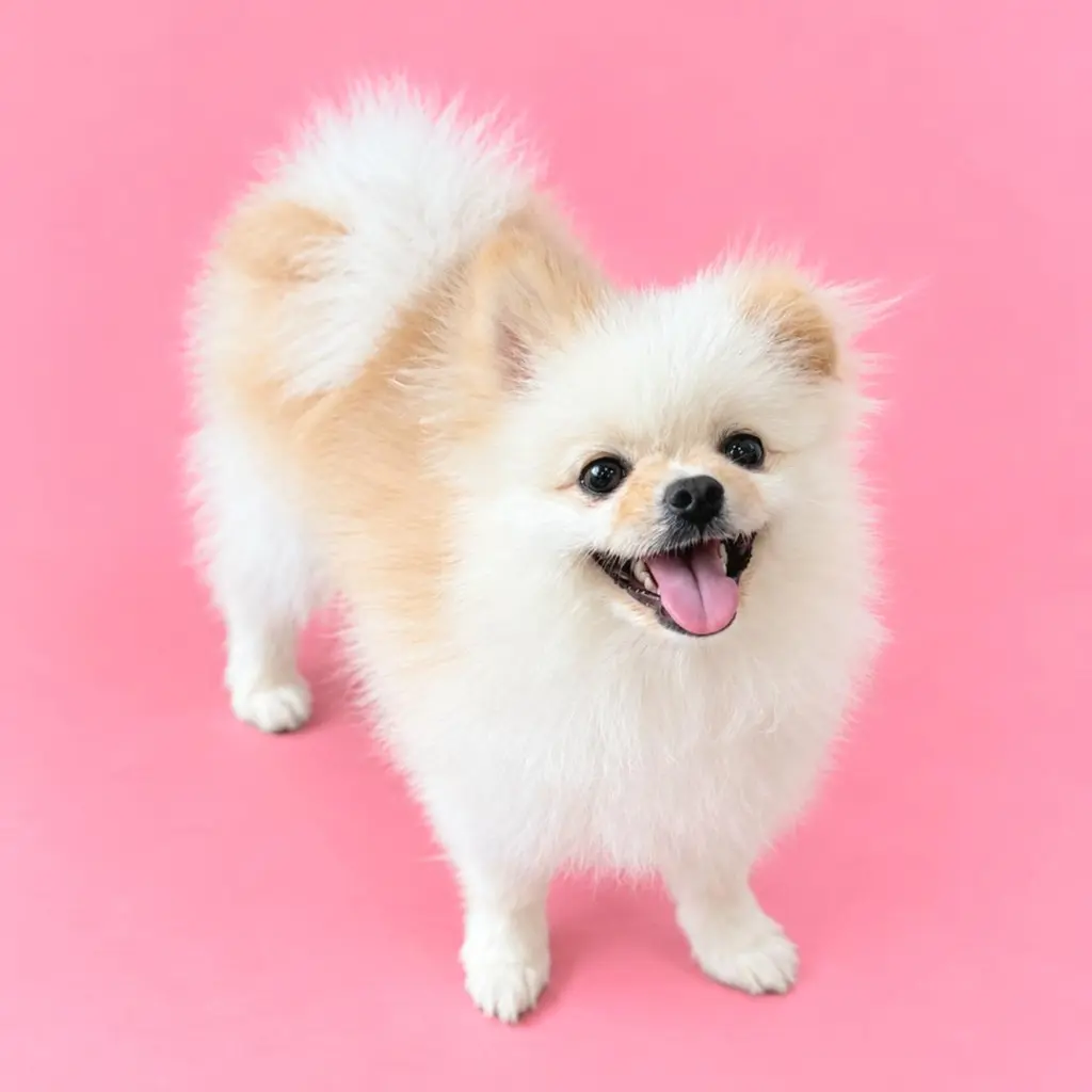 포메라니안 보호중 사진